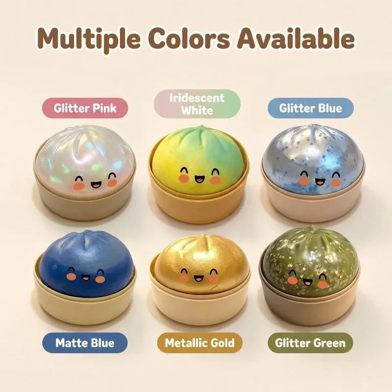 Glitter Squishy Dumpling Toy
